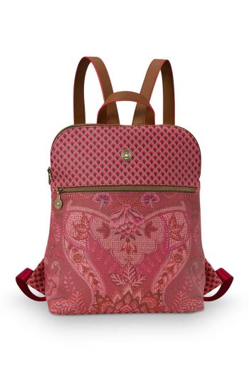 backpack-kyoto-festival-dark-pink-botanical-print-28x36x11-cm