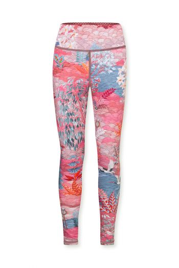 Sport-leggings-trousers-long-botanical-print-pink-pip-garden-pip-studio-xs-s-m-l-xl-xxl