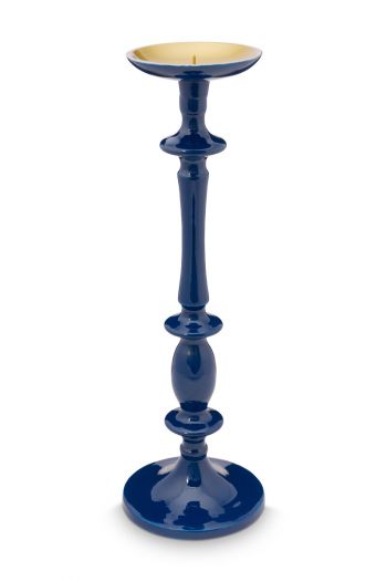 porcelain-candle-holder-dark-blue-royal-pip-studio-47-cm