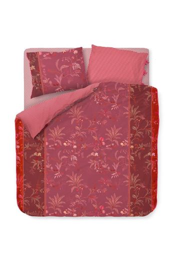 duvet-cover-isola-pink-branches-leaves-flowers-cotton-pip-studio