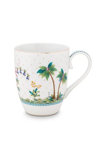 porcelain-mug-large-jolie-dots-gold-350-ml-6/36-palmtrees-pip-studio-51.002.243