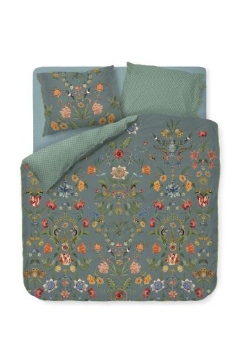 duvet-cover-botanico-verde-blue-flowers-squirrels-cotton-pip-studio