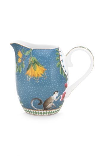 milk-jug-small-la-majorelle-made-of-porcelain-with-flowers-in-blue