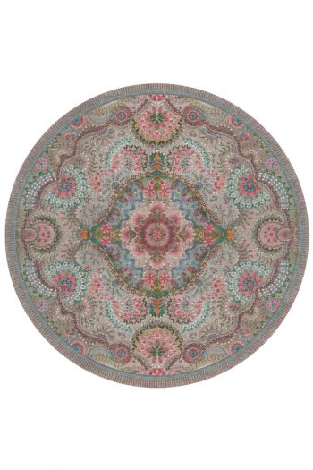 Pip-Studio-Round-Carpet-Moon-Delight-by-Pip-Pastel-Khaki-Cotton