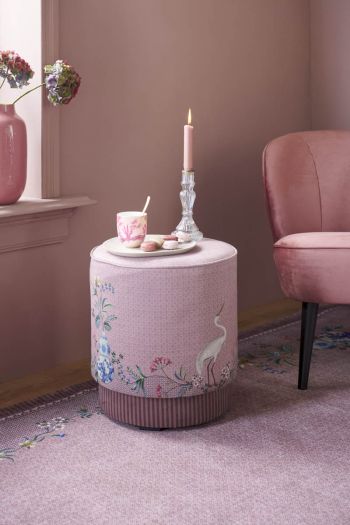 Stool-pouf-high-pink-velvet-jolie-pip-studio-45x40-cm