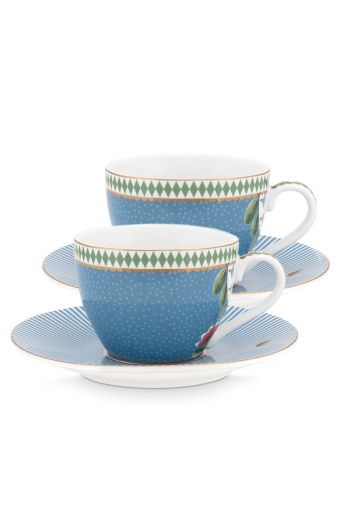 set-2-espresso-tasse-und-untertasse-la-majorelle-aus-porzellan-mit-blumen-in-blau