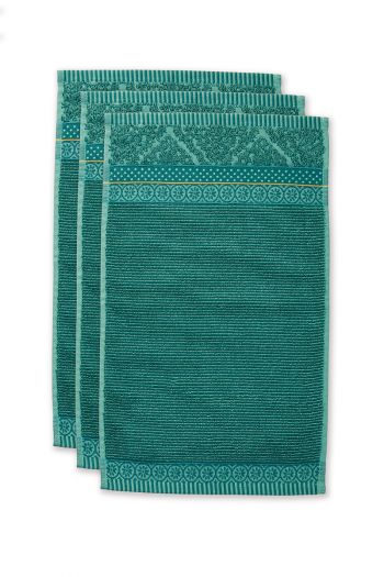 Guest-towel-set/3-green-30x50-cm-pip-studio-soft-zellige-cotton