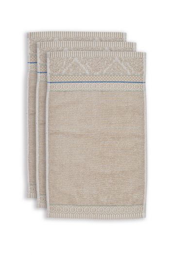 Guest-towel-set/3-khaki-30x50-cm-pip-studio-soft-zellige-cotton