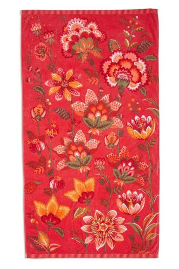 beach-towel-sunny-side-up-red-cotton-terry-velours-flowers-pip-studio
