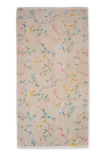 Bath-towel-xl-floral-khaki-70x140-les-fleurs-pip-studio-cotton-terry-velour