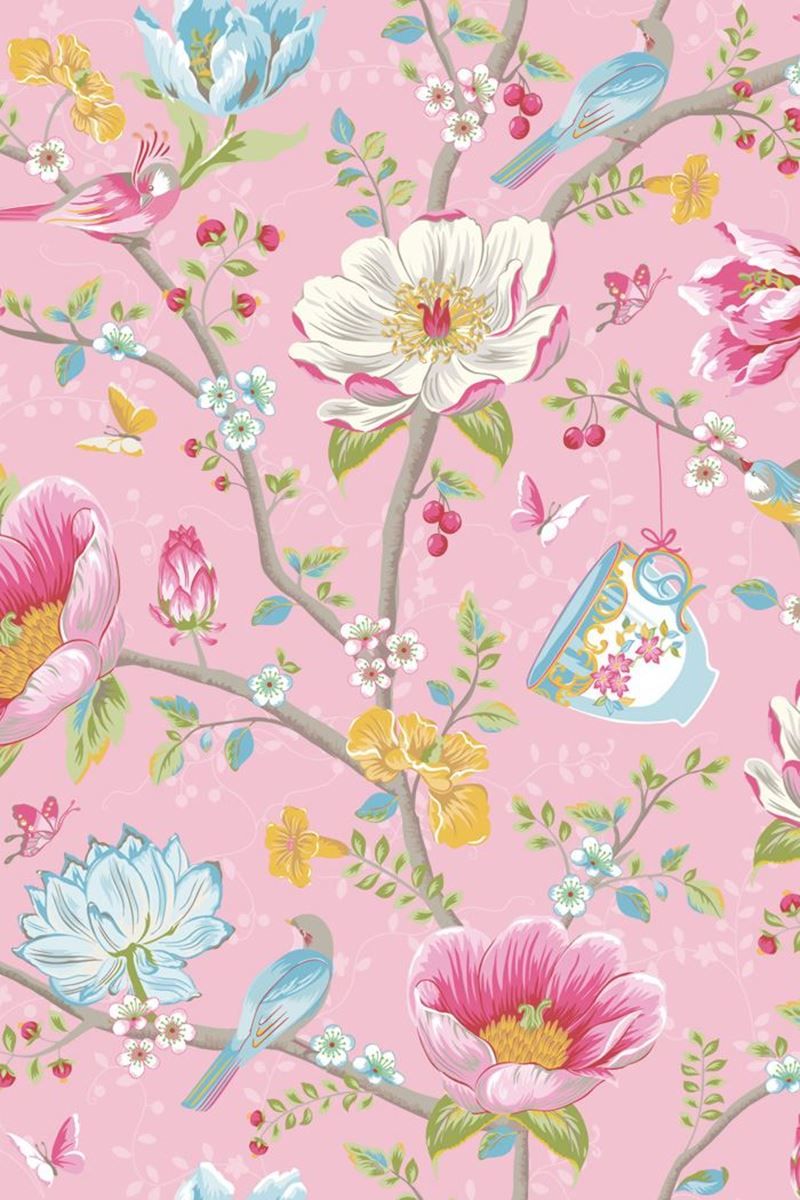 Spiksplinternieuw Chinese Garden wallpaper pink | Pip Studio the Official website EI-64