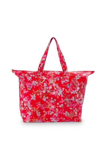 Pip Classic Beach Bag Chinese Blossom Red | Pip Studio the Official website