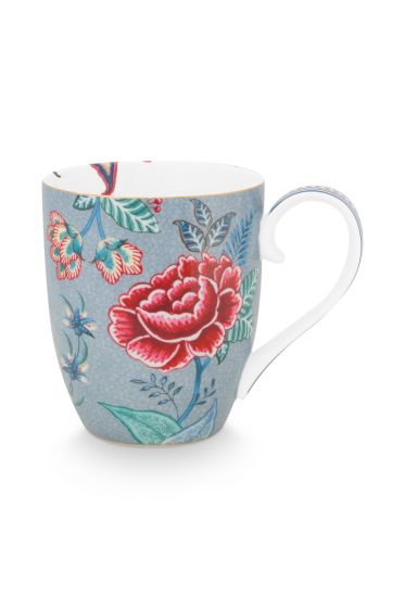 mug-flower-festival-light-blue-flower-print-large-pip-studio-350-ml