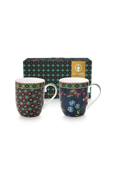 Pip-Studio-Set/2-Mugs-Small-Berry-Blues