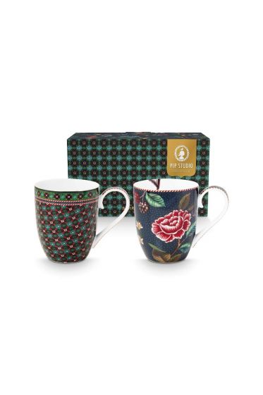 Pip-Studio-Set/2-Mugs-XL-Berry-Blues