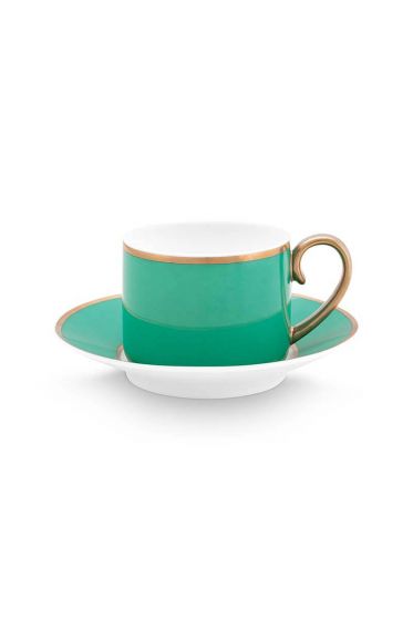 espresso-cup-&-saucer-pip-chique-gold-green-120-ml-fine-bone-china-pip-studio