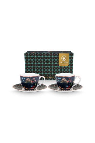 Pip-Studio-Set/2-Espresso-Cups-and-Saucers-Berry-Blues