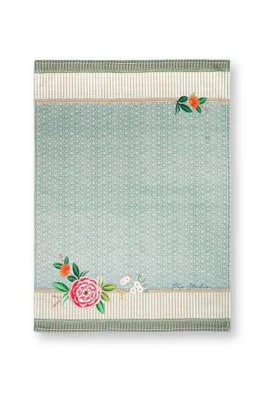 geschirrhandtuch-blushing-birds-blau-50x70-cm-streifen-blumen-küchetextillien-pip-studio