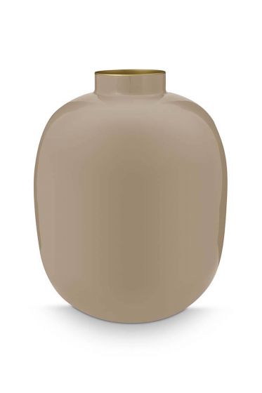 vase-metal-khaki-32-cm-pip-studio-home-decor