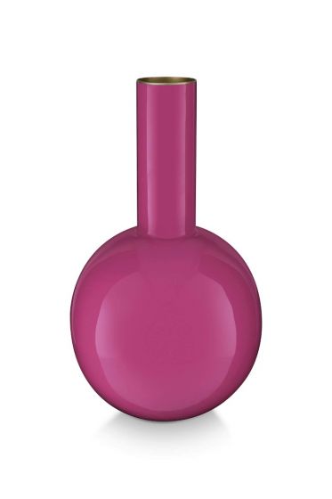 Pip-Studio-Vase-Metal-Small-Bright-Pink-26cm