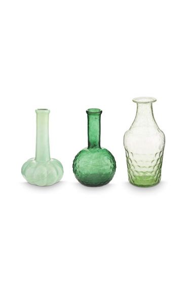 Pip-Studio-Set/3-Vazen-Glas-Klein-Zachtgroen