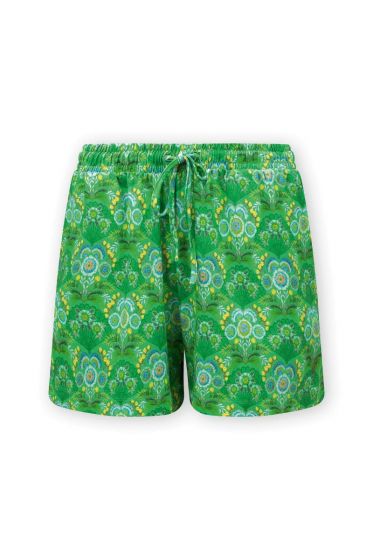 Pip-Studio-Korte-Broek-Fiesta-de-Flamencos-Groen-Damesmode