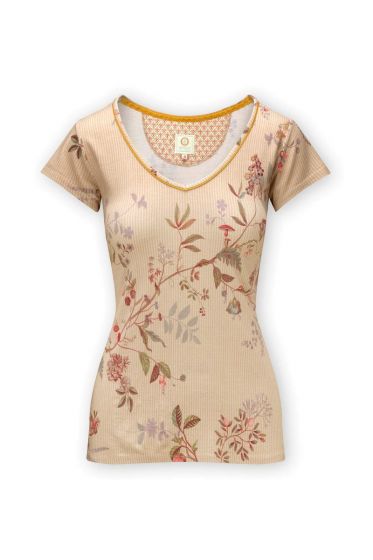 Top Short Sleeve Amor de Dios Sand