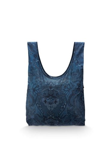 Foldable Bag Kyoto Festival Blue