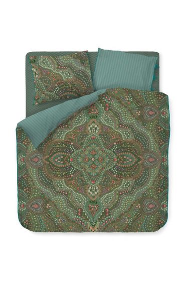 Pip-Studio-Duvet-Cover-Set-Alfombra-Green