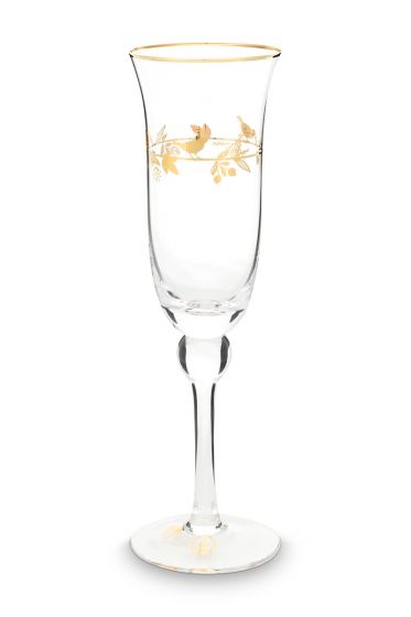 Pip-Studio-Champagnerglas-Love-Birds-Gold