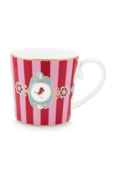 mug-love-birds-large-in-red-and-pink-with-bird-and-stripes