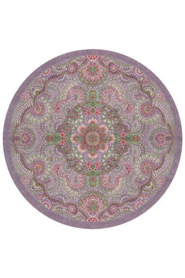 Pip-Studio-Round-Carpet-Moon-Delight-by-Pip-Lilac-Cotton