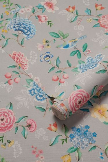 wallpaper-non-woven-vinyl-flowers-sand-pip-studio-good-evening