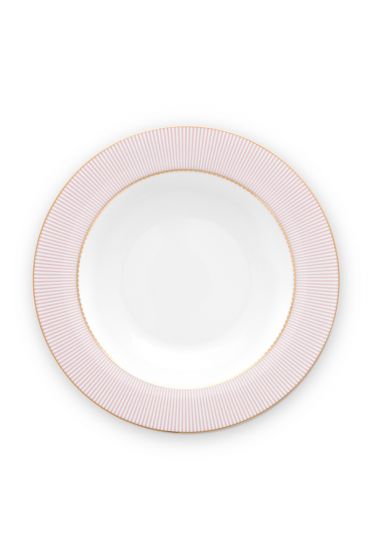 deep-plate-21,5-cm-pink-gold-details-la-majorelle-pip-studio