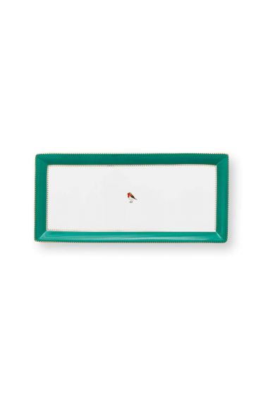 love-birds-cake-tray-rectangular-green-robin-porcelain-pip-studio