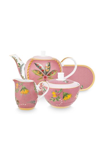 tea-set/4-la-majorelle-pink-kitchen-set-pip-studio-porcelain