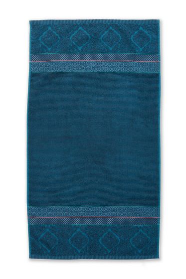 Bath-towel-dark-blue-55x100-soft-zellige-pip-studio-cotton-terry-velour
