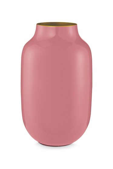 vase-metal-oval-old-pink-30-cm-1/4-pip-studio-51.102.019