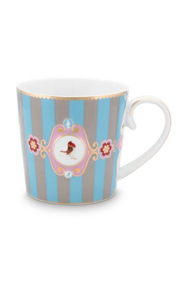 mug-love-birds-large-in-blua-and-khaki-with-bird-and-stripes