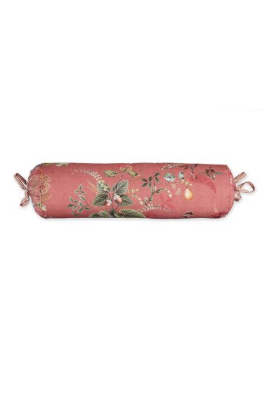 cushion-pink-floral-neck-roll-cushion-decorative-pillow-fall-in-leave-pip-studio-22x70-cotton 