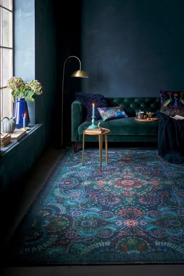 Carpet-bohemian-dark-blue-floral-moon-delight-pip-studio-155x230-200x300