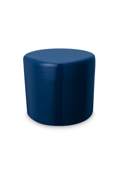 Stool-pouf-dark-blue-metal-pip-studio-43x36-cm