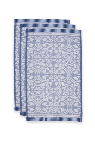 gastendoek-set-baroque-print-blauw-30x50-pip-studio-tile-de-pip-katoen