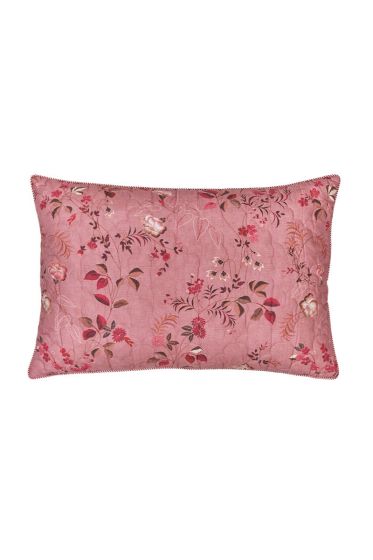 gewatterd-kussen-tokyo-blossom-donker-roze-bloemen-print-pip-studio-45x70-cm