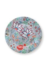 under-plate-flower-festival-light-blue-floral-print-pip-studio-32-cm