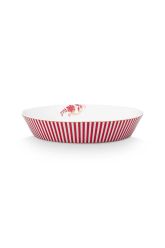deep-plate-royal-stripes-dark-pink-21.5-cm-porcelain-pip-studio