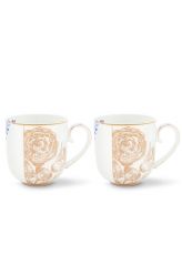 mug-set/2-large-royal-white-gold-dots-blue-details-porcelain-325-ml-pip-studio