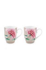 mugs-large-set-of-2-khaki-flower-birds-print-blushing-birds-pip-studio-350-ml