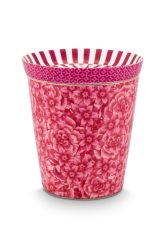set-2-mug-small-without-ear-royal-flower-tea-tip-dark-pink-230ml-porcelain-pip-studio