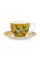 cup-&-saucer-yellow-botanical-print-blushing-birds-pip-studio-280-ml